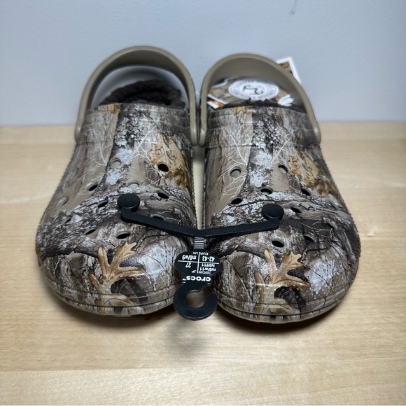 Crocs Classic Lined Realtree Edge Camo Xtra Clog Size 8 or 9 Men Women - Picture 2 of 4